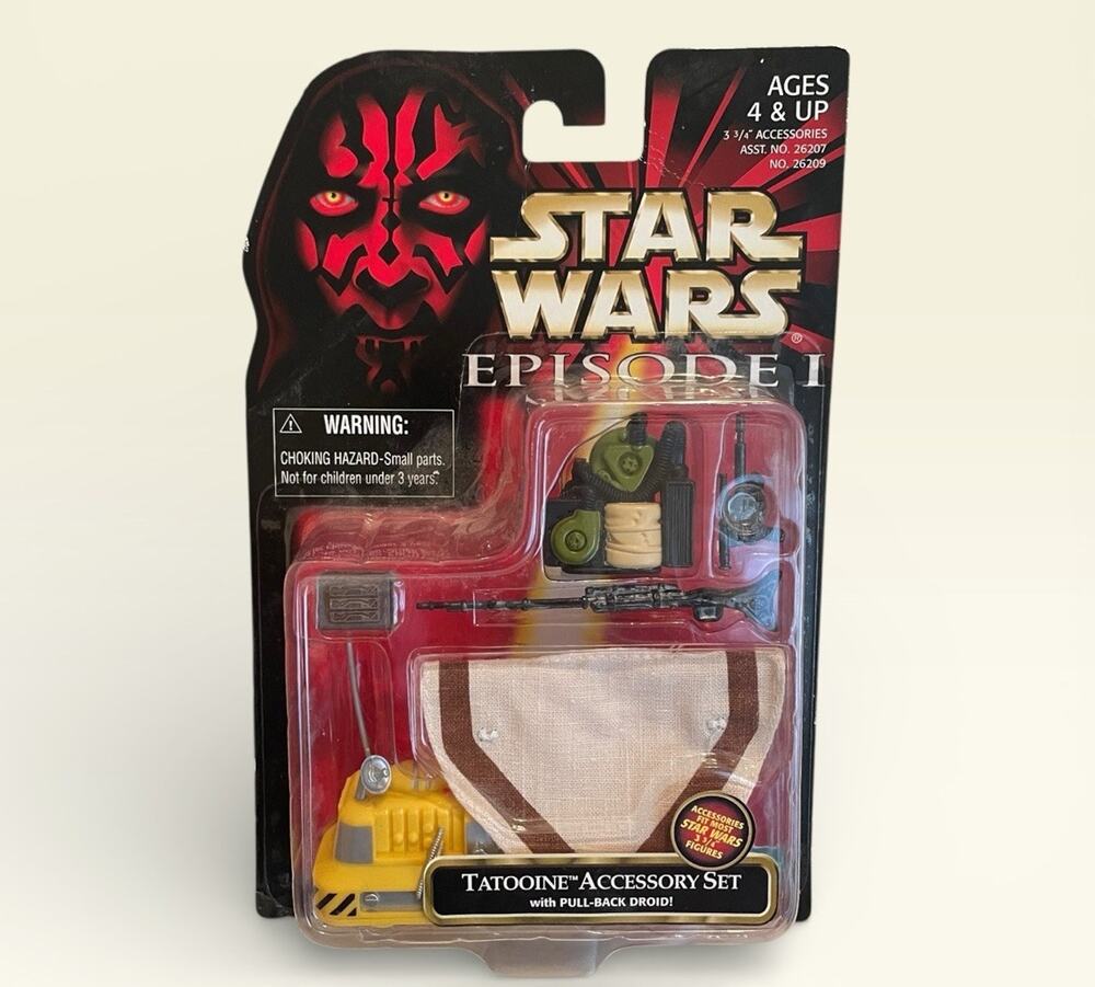 1998 Hasbro Sealed Star Wars Episode 1 Tatooine Accessory Set New Guns Droid